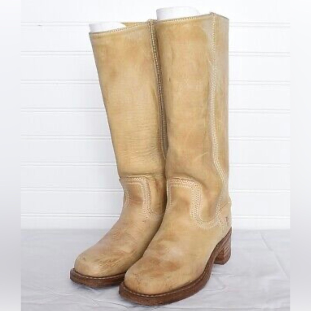 Frye Campus Boots Banana Size 6